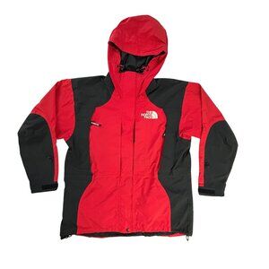 VTG The North Face Women's Mountain Light Gore-Tex Jacket in Red/Black Size M